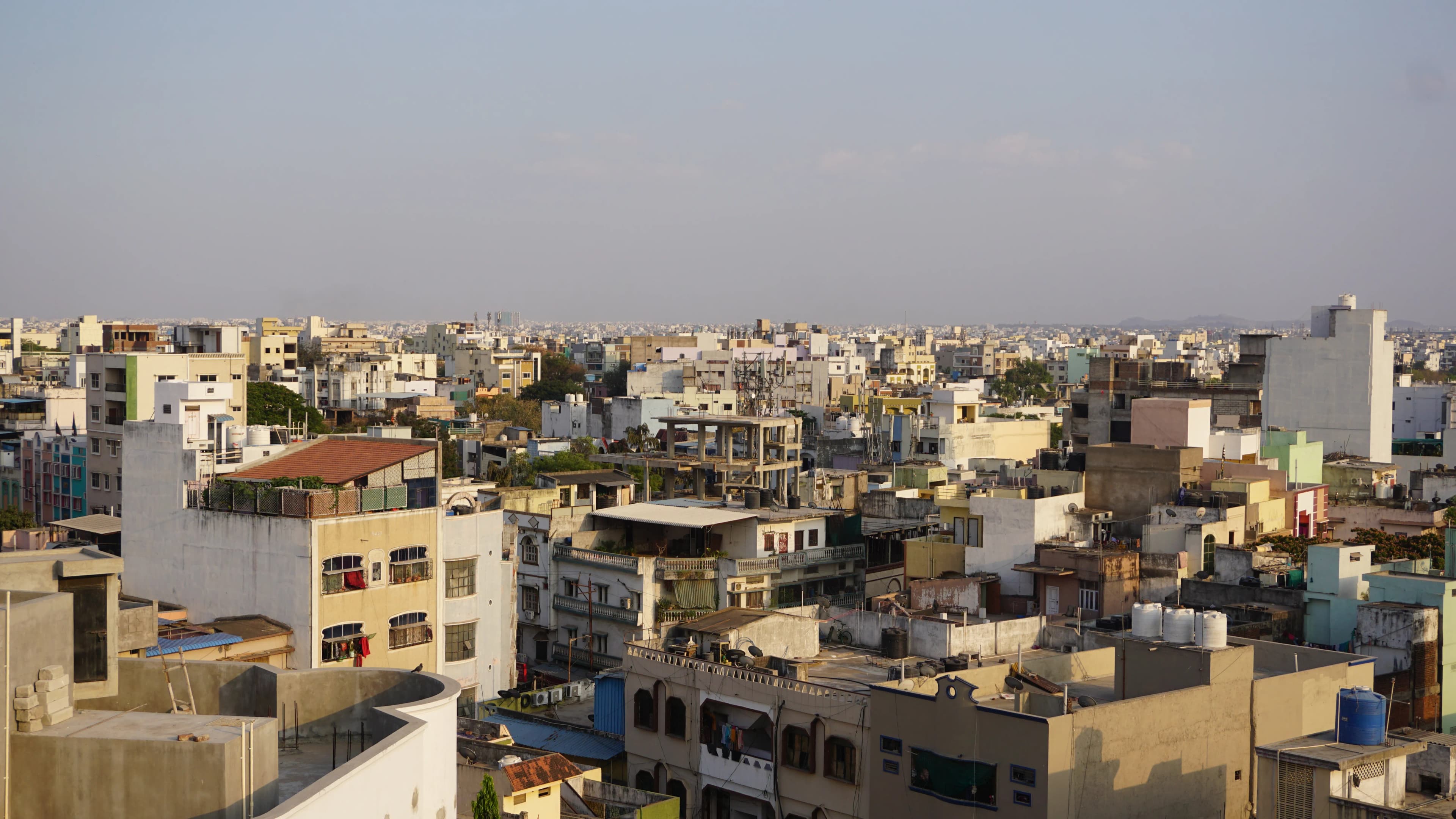 Rooftops, all the way to the horizon